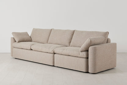 Model 13 4-Seater Sofa, Pumice