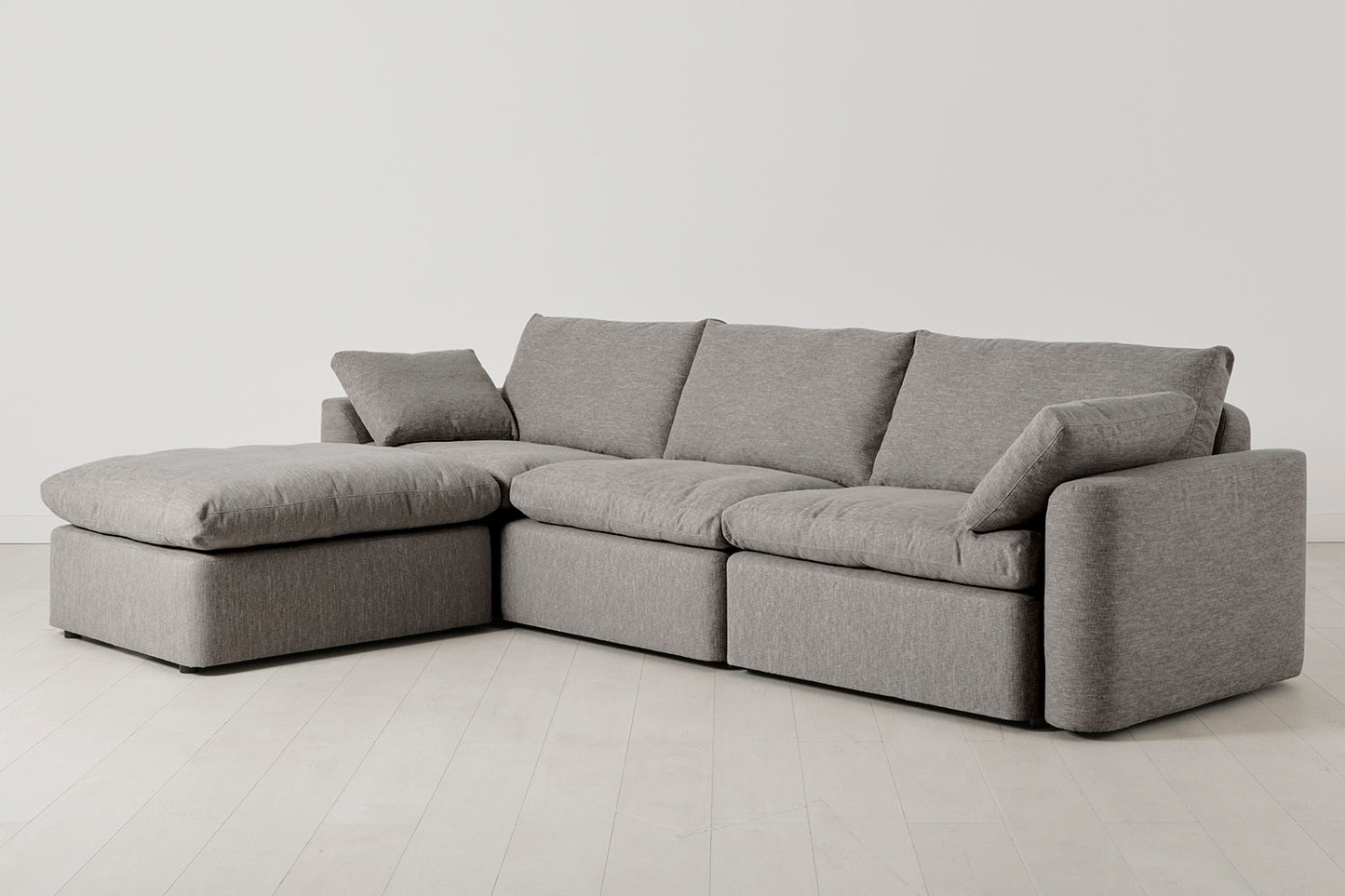Model 13 4-Seater Left Chaise Sofa, Shadow