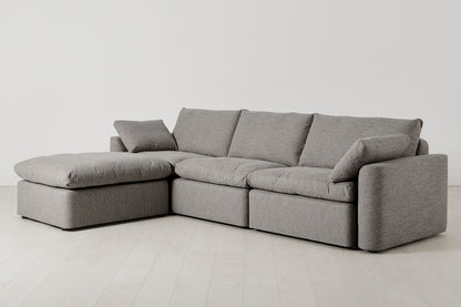 Model 13 4-Seater Left Chaise Sofa, Shadow
