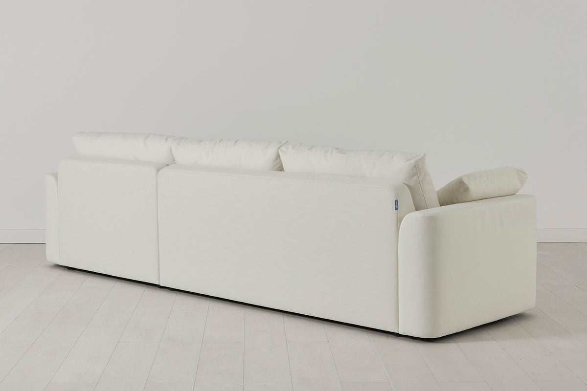 Model 13 4-Seater Sofa, White