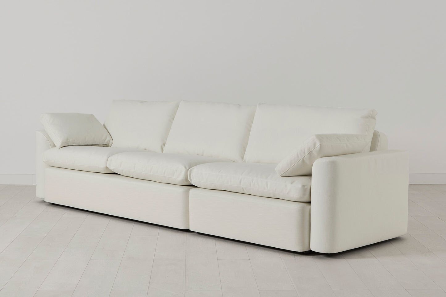 Model 13 4-Seater Sofa, White
