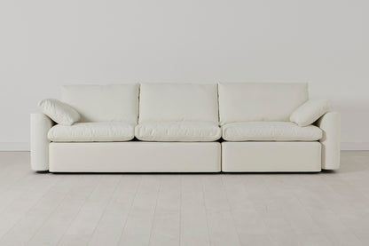 Model 13 4-Seater Sofa, White