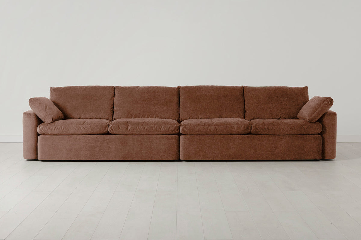 Model 13 5-Seater Sofa, Russet