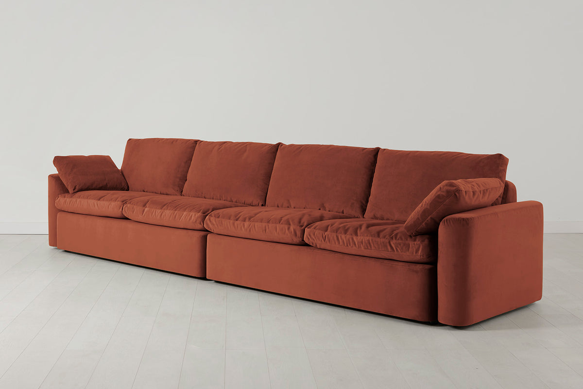 Model 13 5-Seater Sofa, Brick
