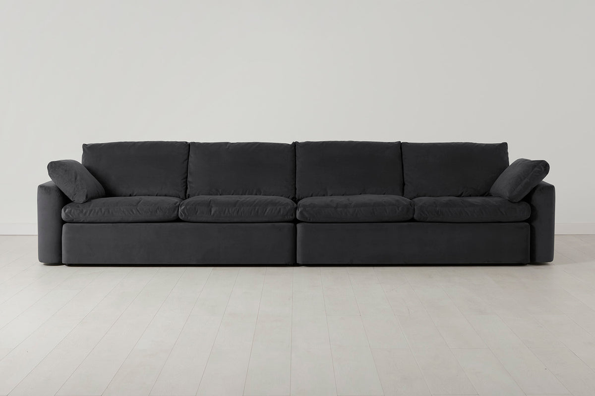 Model 13 5-Seater Sofa, Charcoal