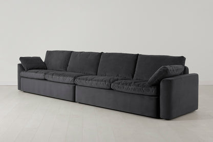 Model 13 5-Seater Sofa, Charcoal