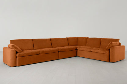 Model 13 Large Corner Sofa, Bronze