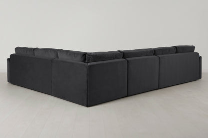 Model 13 Large Corner Sofa, Charcoal
