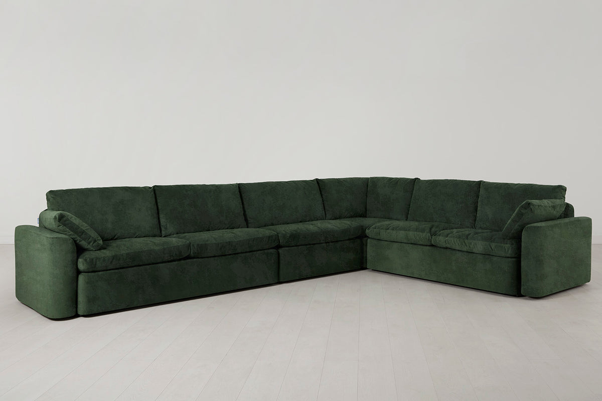 Model 13 Large Corner Sofa, Conifer
