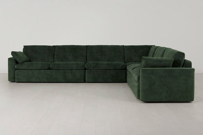 Model 13 Large Corner Sofa, Conifer