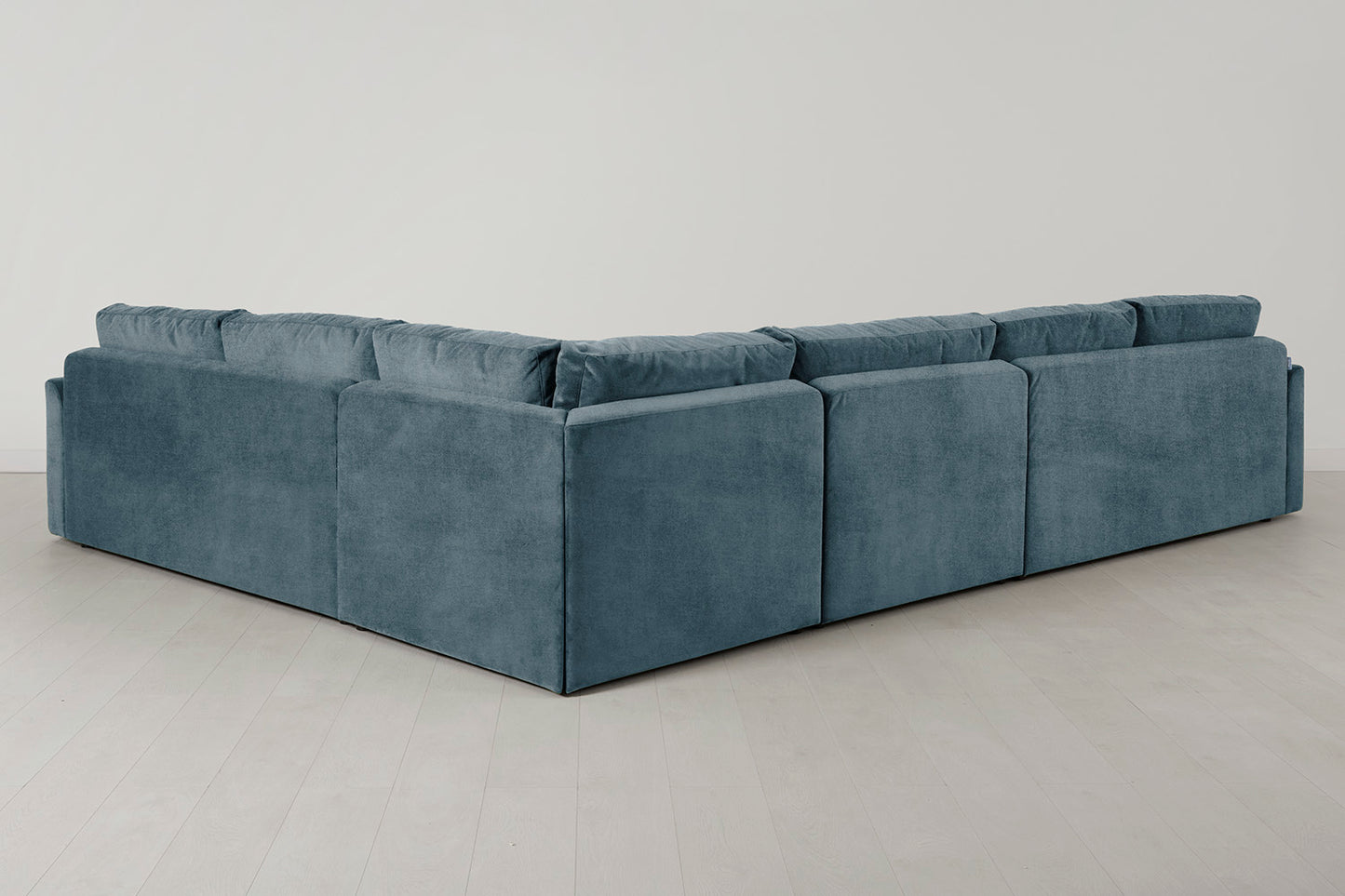Model 13 Large Corner Sofa with Ottoman, Hydro