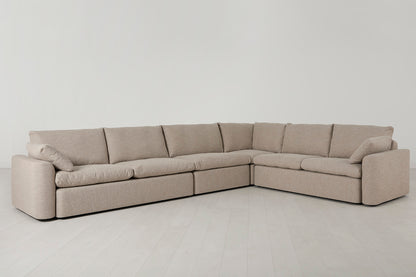 Model 13 Large Corner Sofa, Pumice