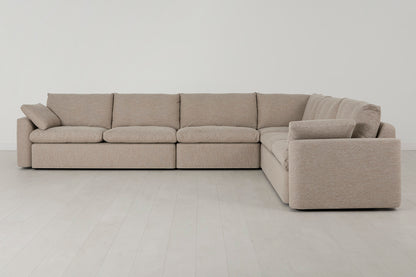 Model 13 Large Corner Sofa, Pumice