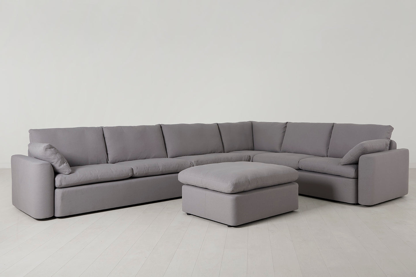 Model 13 Large Corner Sofa with Ottoman, Risso