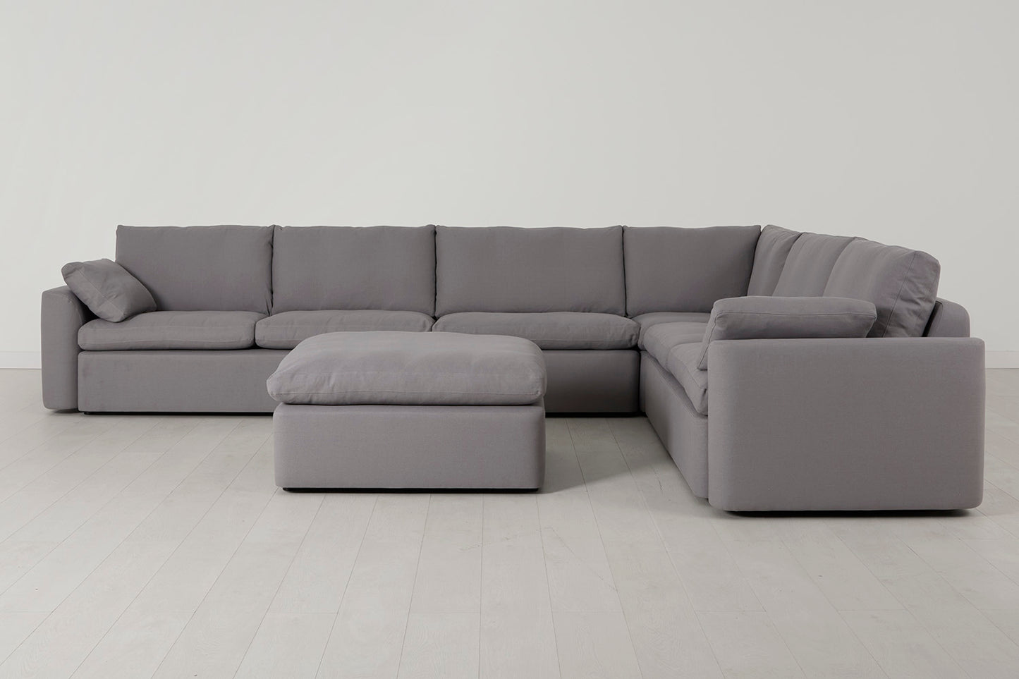 Model 13 Large Corner Sofa with Ottoman, Risso