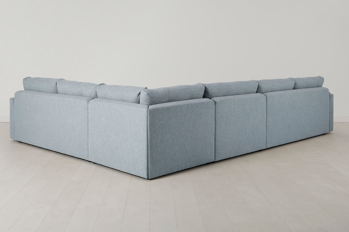 Model 13 Large Corner Sofa, Seaglass