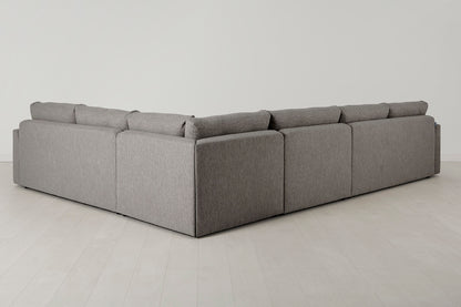 Model 13 Large Corner Sofa with Ottoman, Shadow