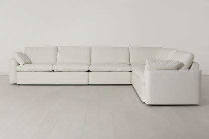 Model 13 Large Corner Sofa, White