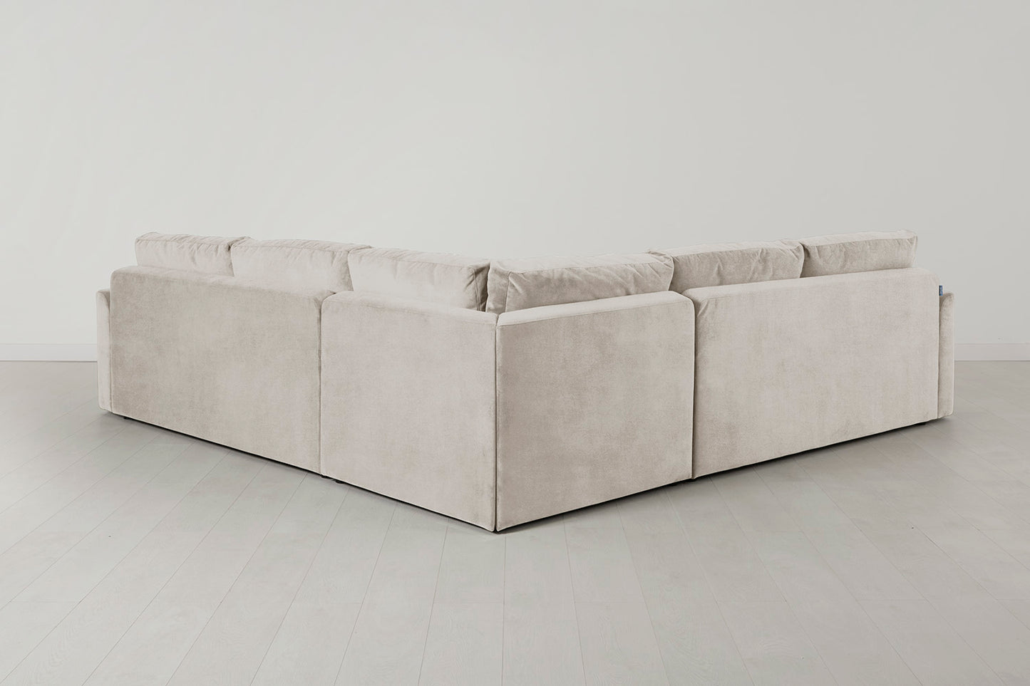 Model 13 Corner Sofa with Ottoman, Chalk