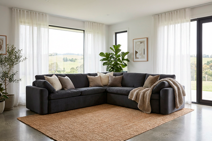 Model 13 Corner Sofa, Charcoal
