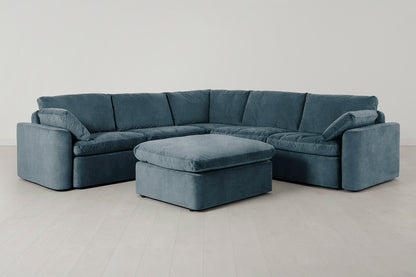 Model 13 Corner Sofa with Ottoman, Hydro