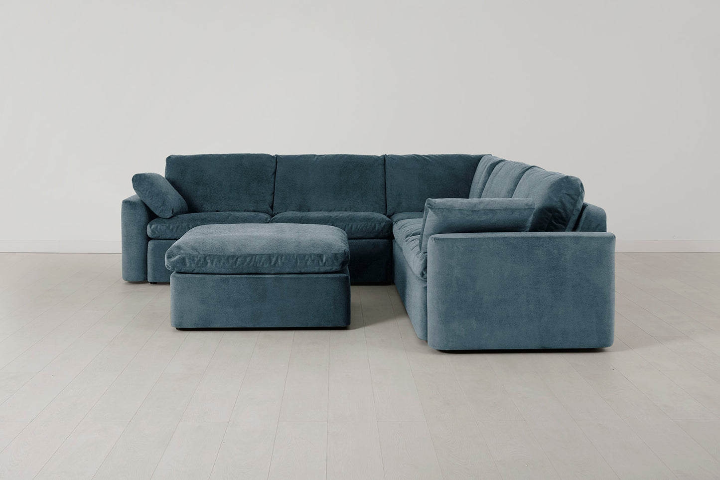 Model 13 Corner Sofa with Ottoman, Hydro