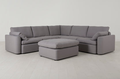Model 13 Corner Sofa with Ottoman, Risso