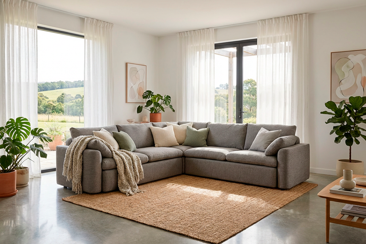 Model 13 Corner Sofa, Shadow