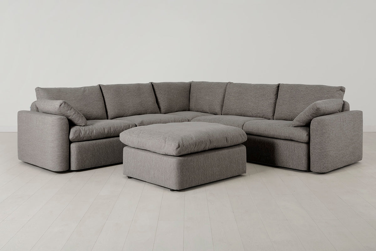 Model 13 Corner Sofa with Ottoman, Shadow