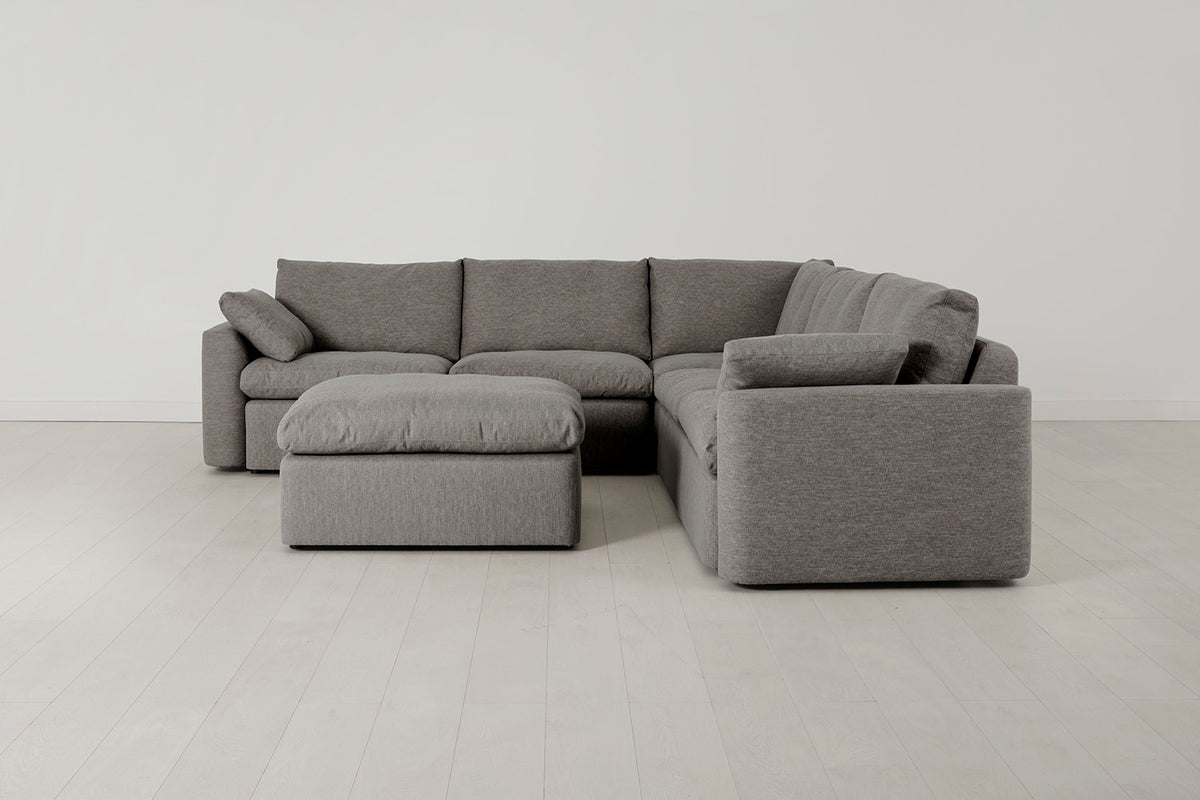 Model 13 Corner Sofa with Ottoman, Shadow