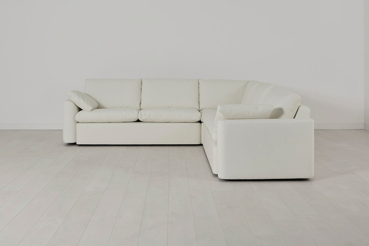 Model 13 Corner Sofa, White