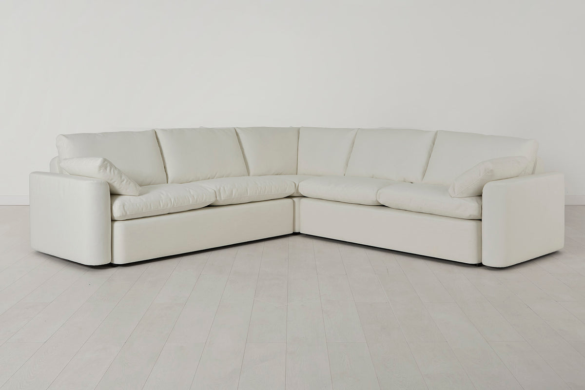 Model 13 Corner Sofa, White