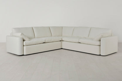 Model 13 Corner Sofa, White