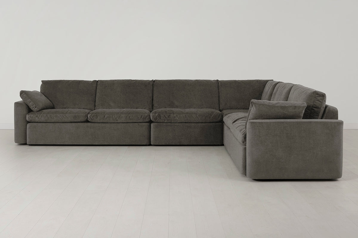 Model 13 Large Corner Sofa, Mink