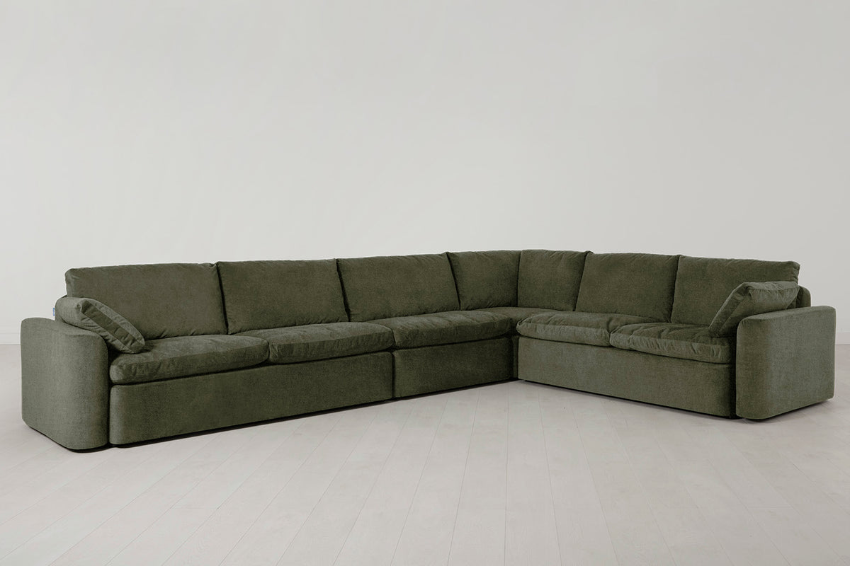 Model 13 Large Corner Sofa, Pine