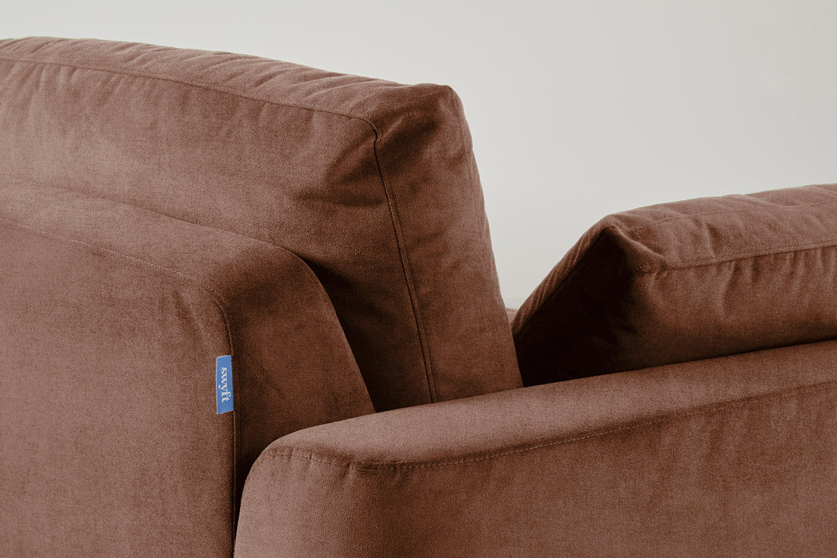 Model 13 Large Corner Sofa, Russet
