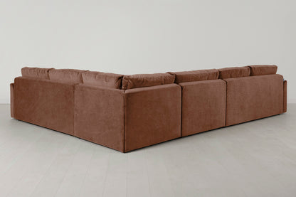 Model 13 Large Corner Sofa, Russet