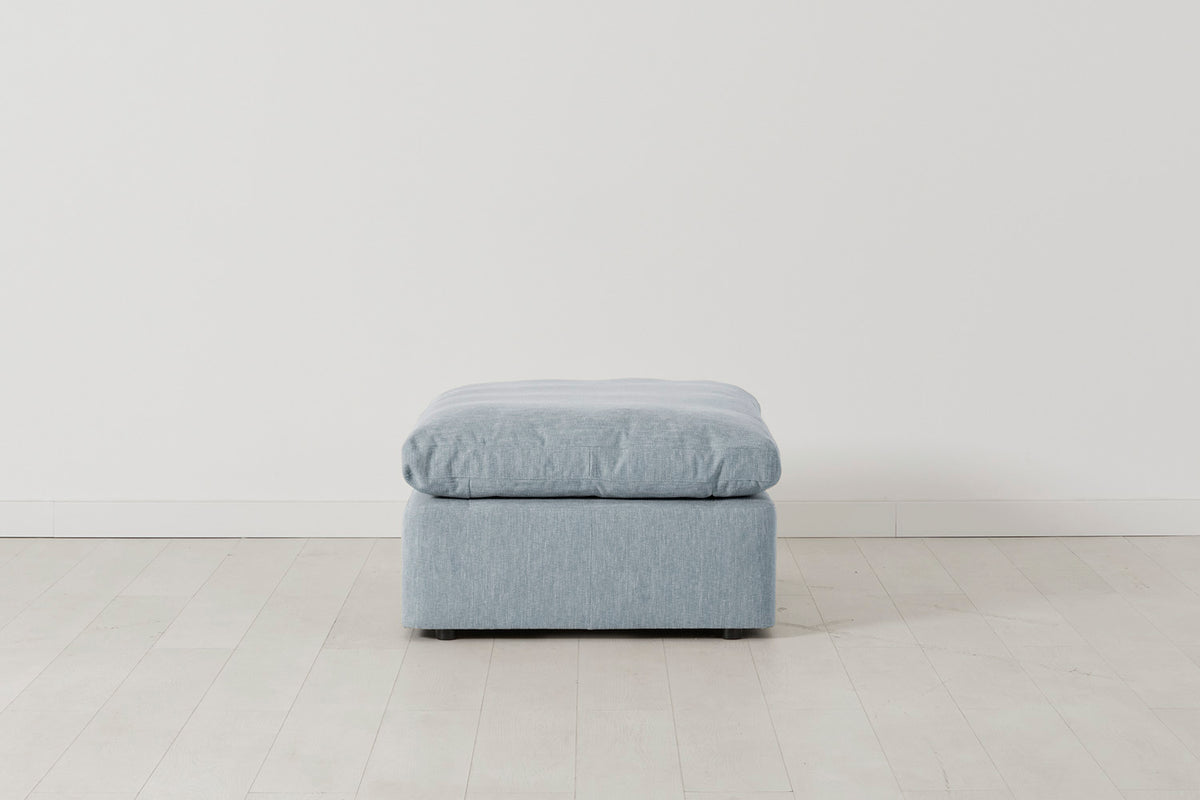 Model 13 Ottoman, Seaglass