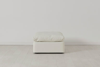 Model 13 Ottoman, White