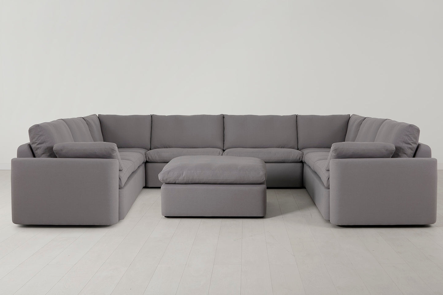 Model 13 U Shaped Sofa with Ottoman, Risso