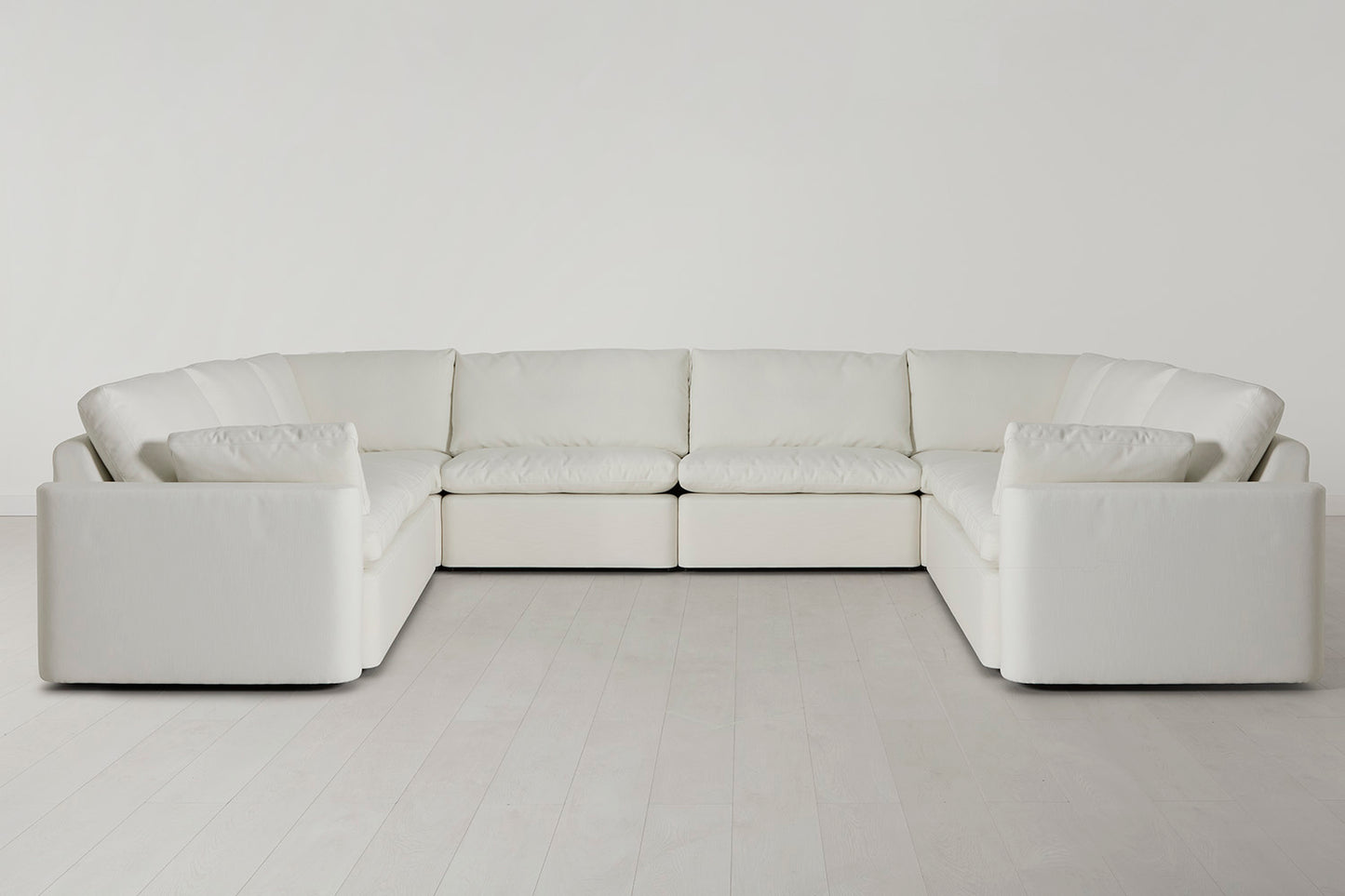 Model 13 U Shaped Sofa, White