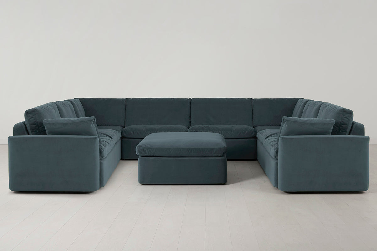 Model 13 U Shaped Sofa with Ottoman
