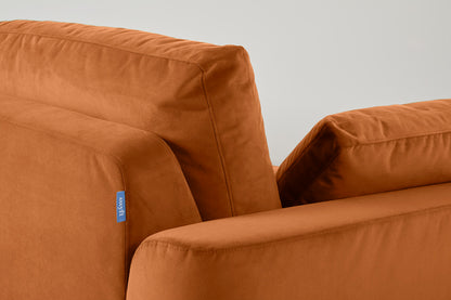 Model 13 Large Corner Sofa, Bronze