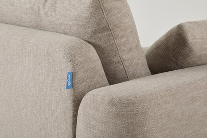 Model 13 4-Seater Left Chaise Sofa, Pumice