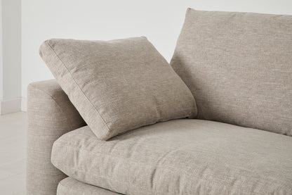 Model 13 4-Seater Left Chaise Sofa, Pumice
