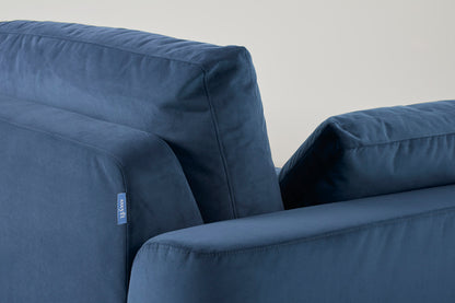 Model 13 2-Seater Right Chaise Sofa, Teal