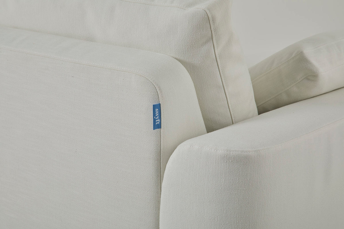 Model 13 3-Seater Sofa, White