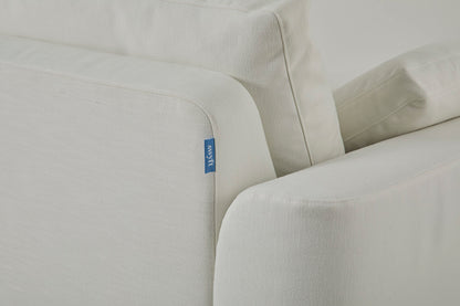 Model 13 Loveseat, White