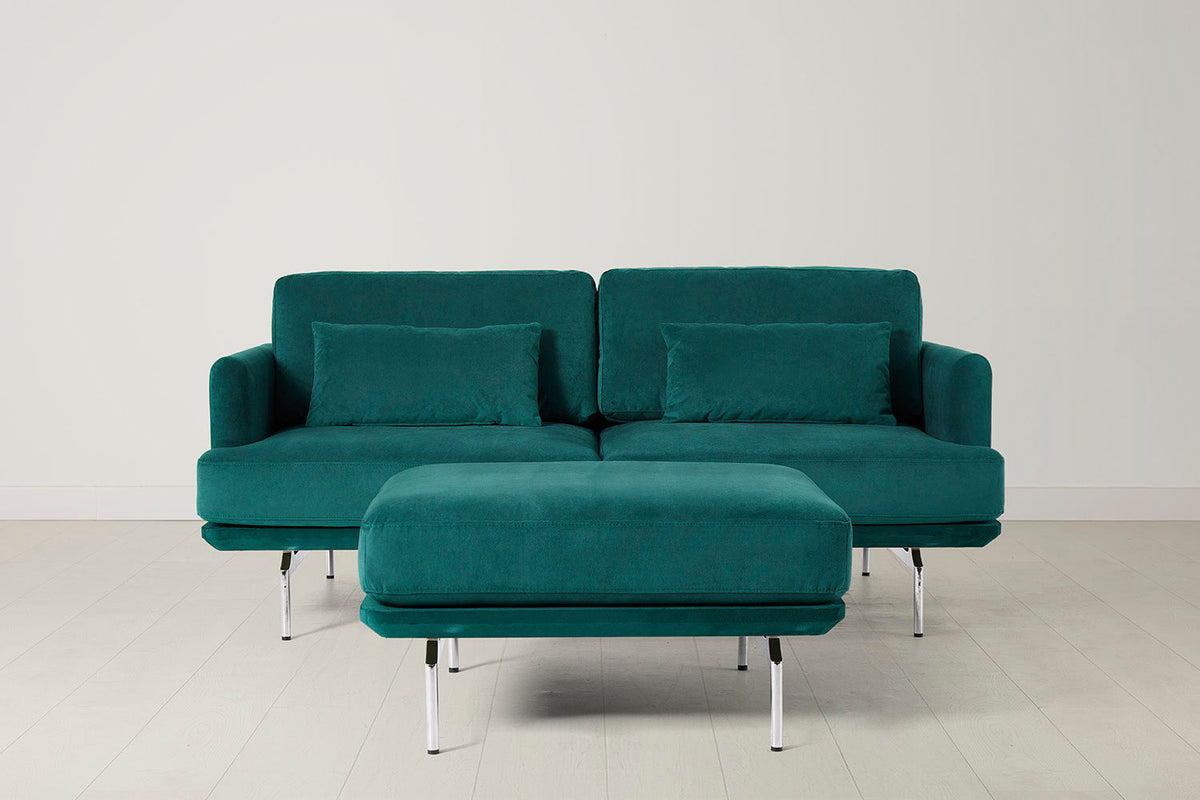 Model 14 2 Seater Sofa, Kingfisher