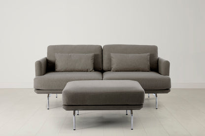Model 14 2 Seater Sofa with Ottoman, Shadow